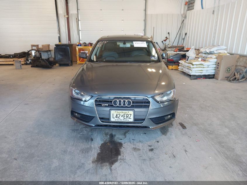 2013 Audi A4 2.0T Premium VIN: WAUBFAFLXDN027551 Lot: 43892183
