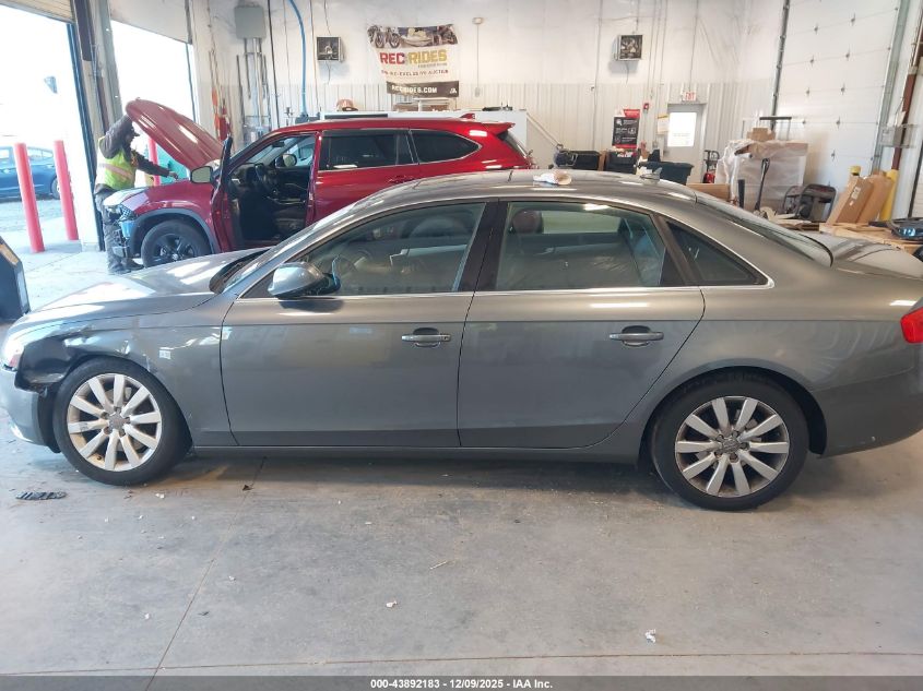 2013 Audi A4 2.0T Premium VIN: WAUBFAFLXDN027551 Lot: 43892183
