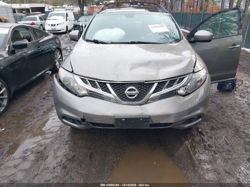 2011 Nissan Murano Sl VIN: JN8AZ1MW5BW156859 Lot: 43892184