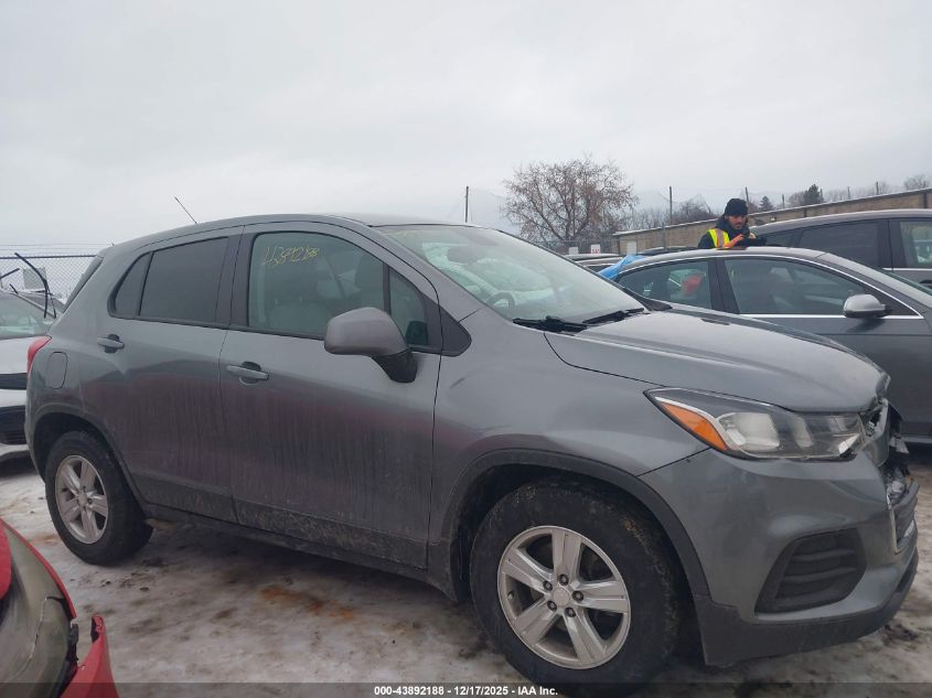 2020 Chevrolet Trax Fwd Ls VIN: 3GNCJKSB6LL155803 Lot: 43892188