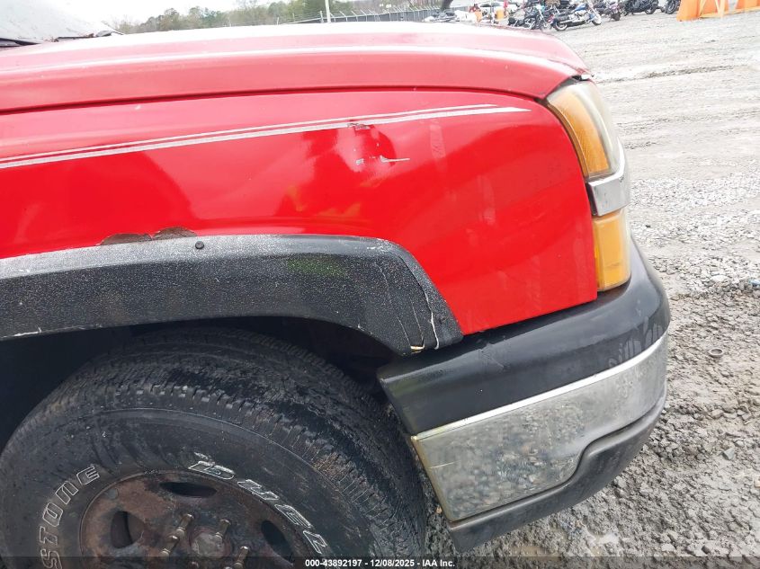 2003 Chevrolet Silverado 1500 Ls VIN: 2GCEK19T631318264 Lot: 43892197