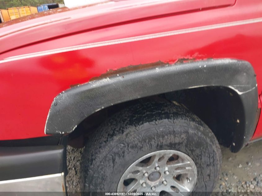 2003 Chevrolet Silverado 1500 Ls VIN: 2GCEK19T631318264 Lot: 43892197