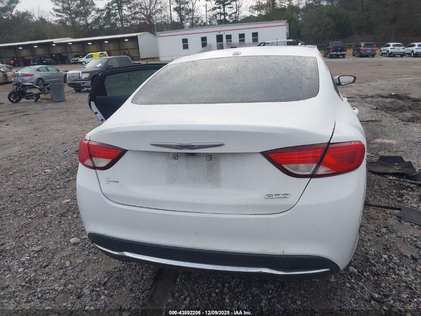 2015 Chrysler 200 Limited VIN: 1C3CCCAB6FN658007 Lot: 43892206