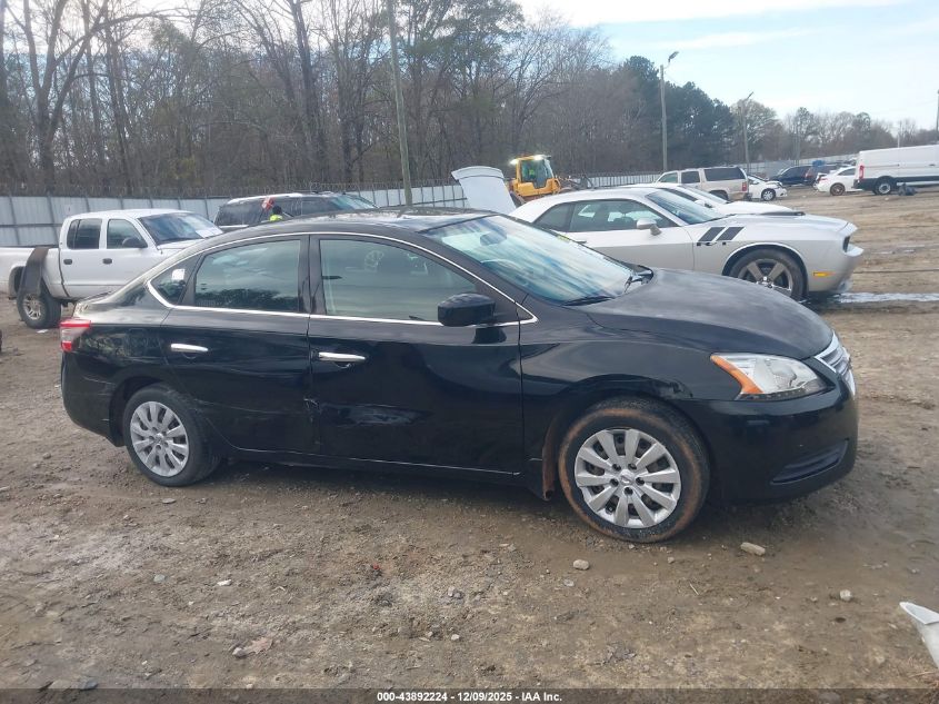 2014 Nissan Sentra Sv VIN: 3N1AB7AP3EY340830 Lot: 43892224