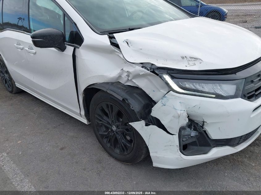 2025 Honda Odyssey Sport-L VIN: 5FNRL6H75SB021594 Lot: 43892233