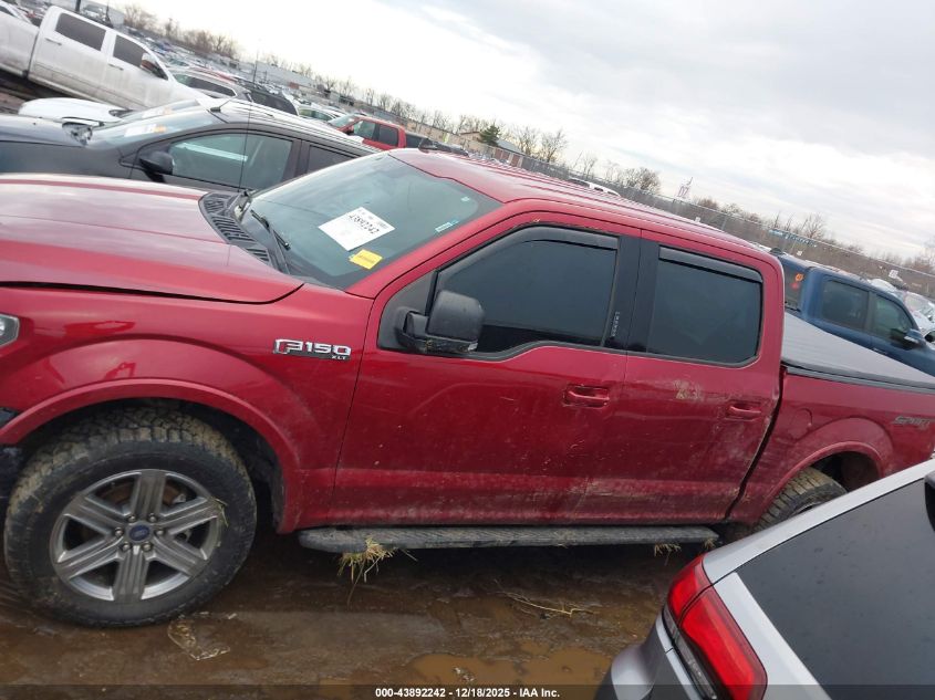 2019 Ford F-150 Xlt VIN: 1FTEW1E4XKFC82542 Lot: 43892242