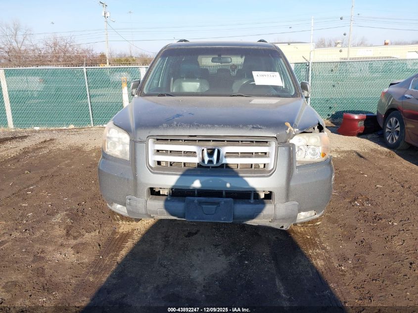 2008 Honda Pilot Ex-L VIN: 5FNYF18708B022649 Lot: 43892247