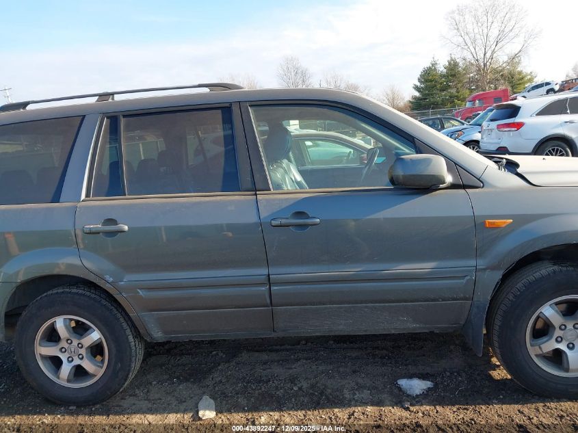 2008 Honda Pilot Ex-L VIN: 5FNYF18708B022649 Lot: 43892247