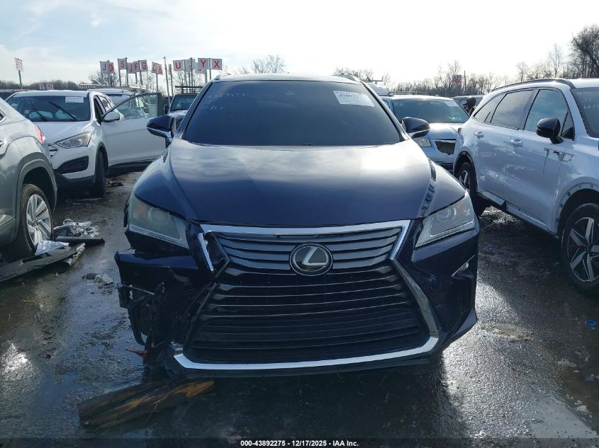 2016 Lexus Rx 350 VIN: 2T2ZZMCA8GC005726 Lot: 43892275