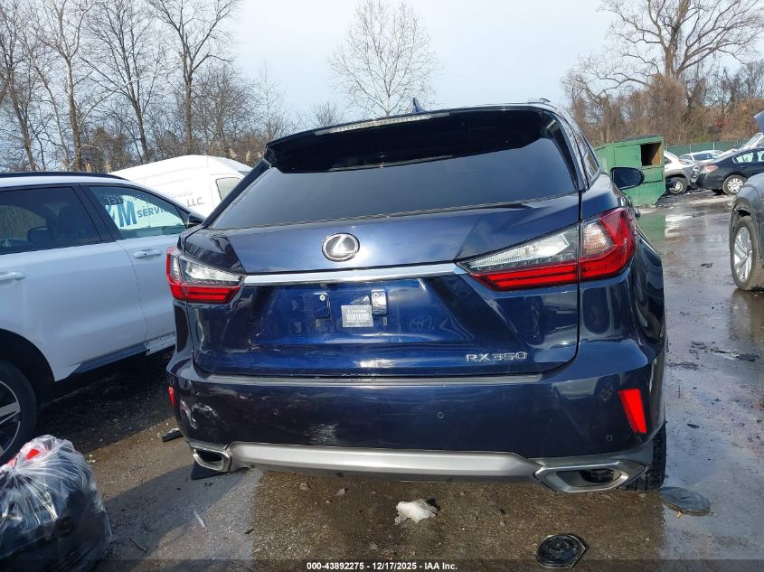 2016 Lexus Rx 350 VIN: 2T2ZZMCA8GC005726 Lot: 43892275