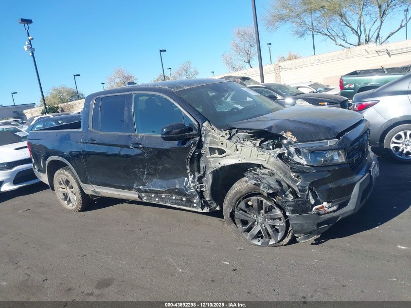 2024 Honda Ridgeline Sport VIN: 5FPYK3F12RB019542 Lot: 43892298