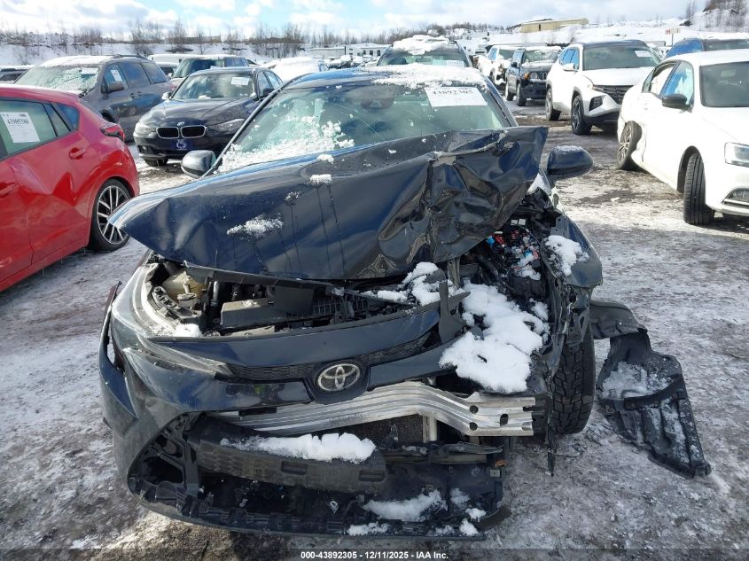 2020 Toyota Corolla Le VIN: 5YFEPRAE4LP007706 Lot: 43892305