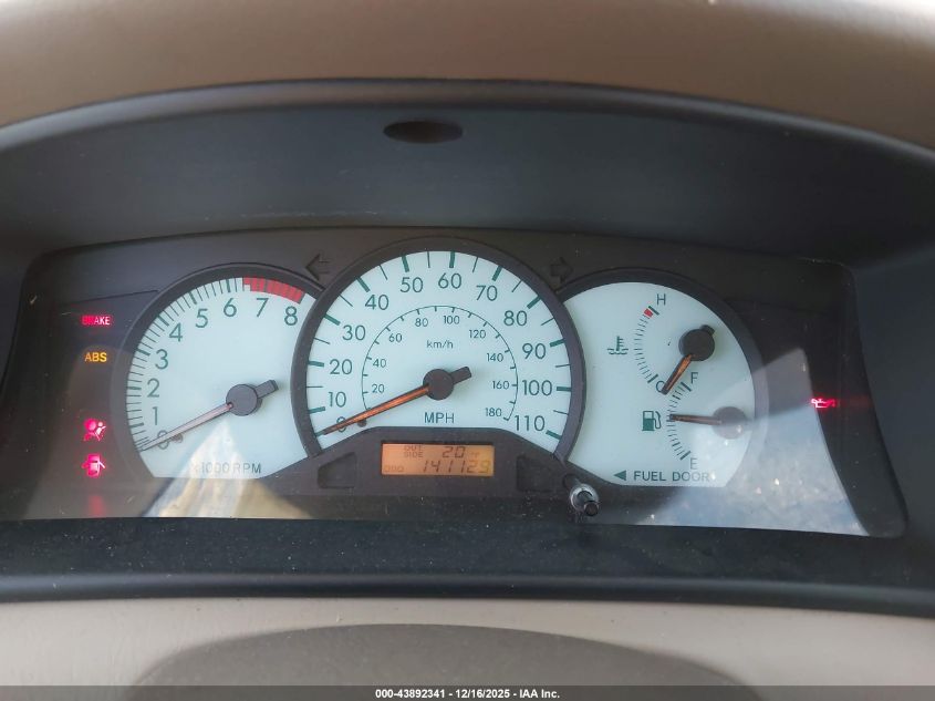 2003 Toyota Corolla Le VIN: 1NXBR32E23Z013463 Lot: 43892341