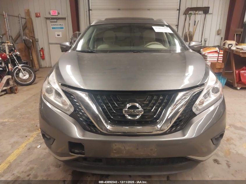 2015 Nissan Murano Platinum VIN: 5N1AZ2MH7FN213637 Lot: 43892343