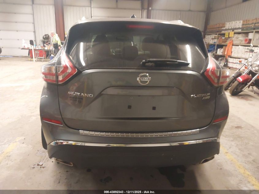 2015 Nissan Murano Platinum VIN: 5N1AZ2MH7FN213637 Lot: 43892343