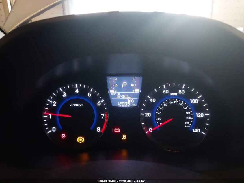 2016 Hyundai Accent Se VIN: KMHCT4AE6GU998563 Lot: 43892400