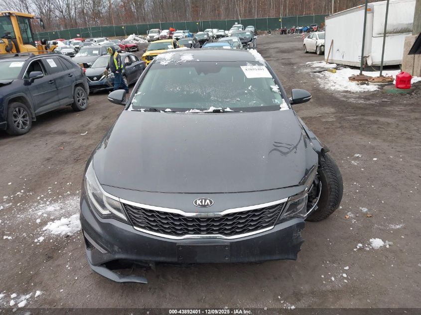 2019 Kia Optima Lx VIN: 5XXGT4L32KG378079 Lot: 43892401