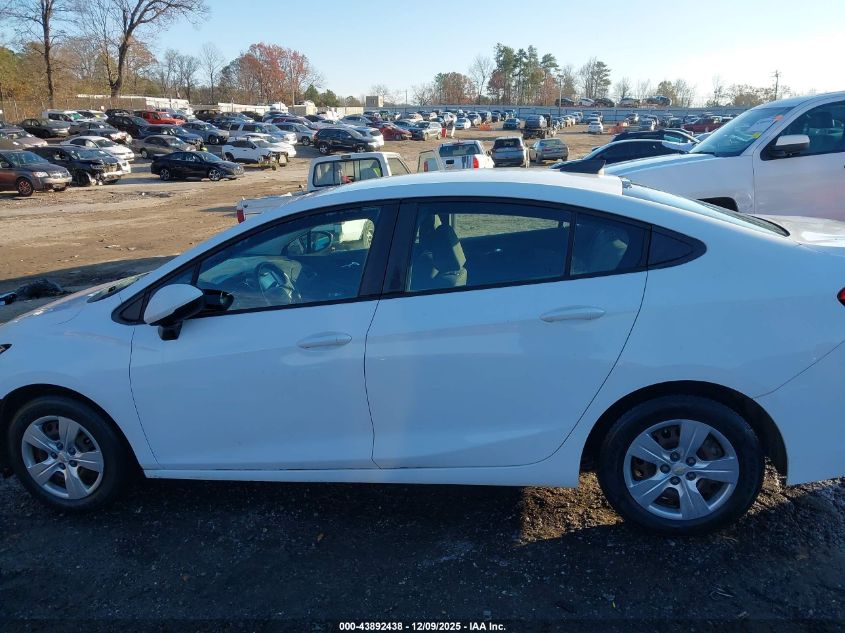 2017 Chevrolet Cruze Ls Auto VIN: 1G1BC5SM9H7269350 Lot: 43892438