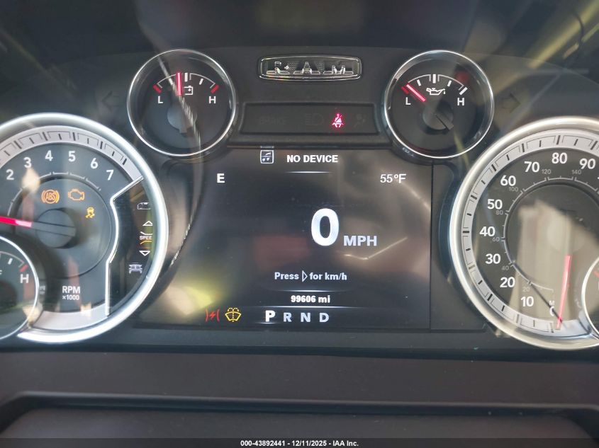 2014 Ram 1500 Laramie VIN: 1C6RR7NT5ES110943 Lot: 43892441