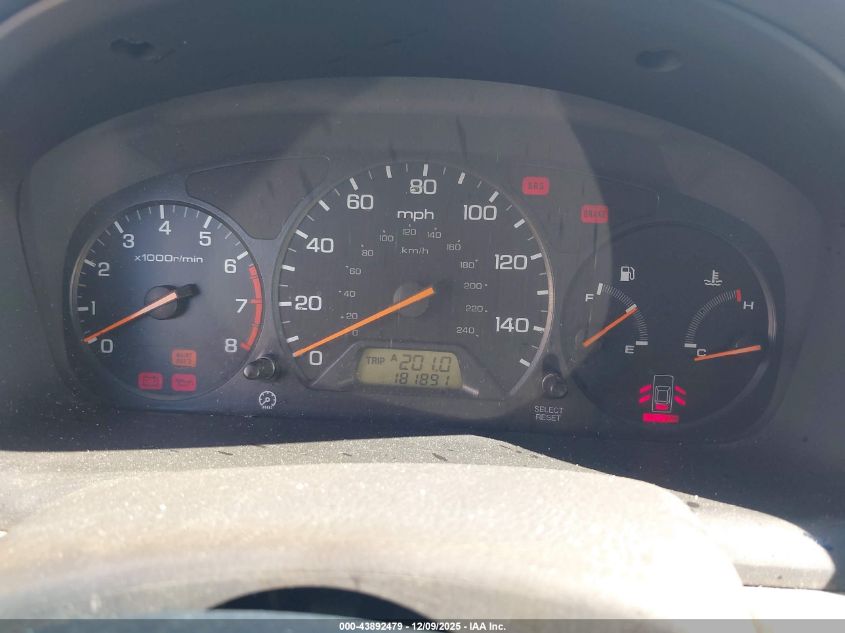 2002 Honda Accord 2.3 Ex VIN: 1HGCG55692A142574 Lot: 43892479