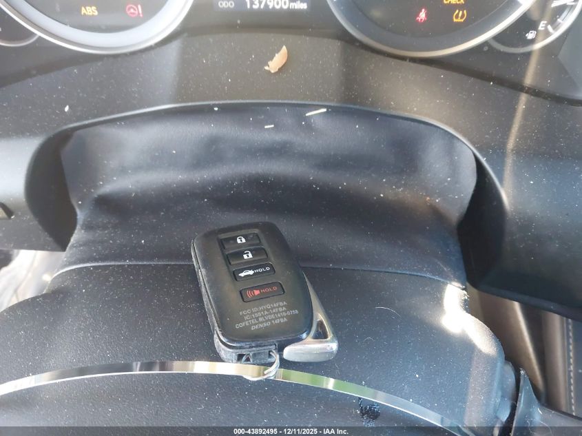 2016 Lexus Es 350 VIN: 58ABK1GG3GU019404 Lot: 43892495