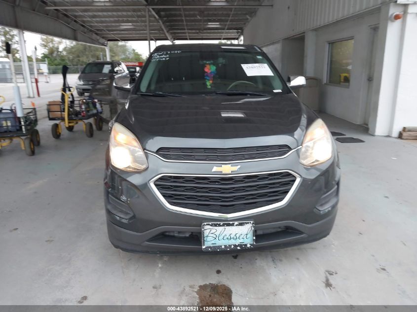 2017 Chevrolet Equinox Ls VIN: 2GNALBEK1H1530874 Lot: 43892521