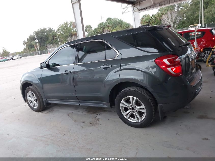 2017 Chevrolet Equinox Ls VIN: 2GNALBEK1H1530874 Lot: 43892521