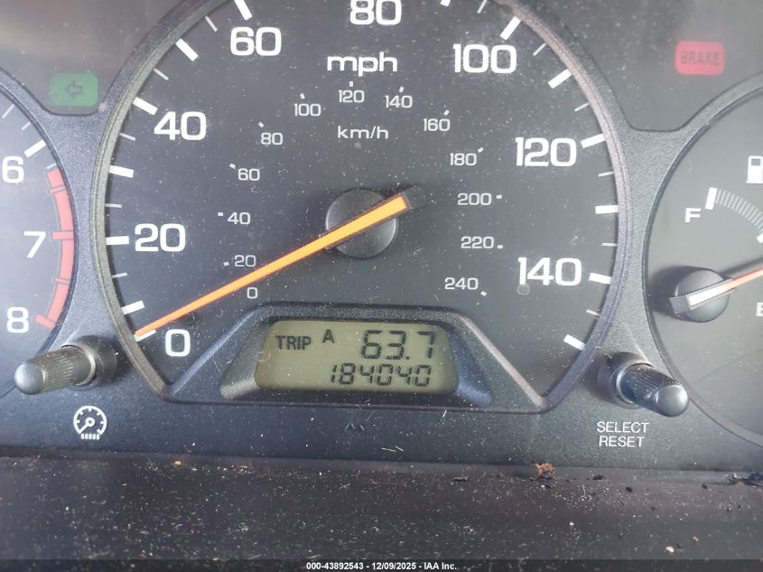 1998 Honda Accord Lx VIN: 1HGCG5644WA224053 Lot: 43892543