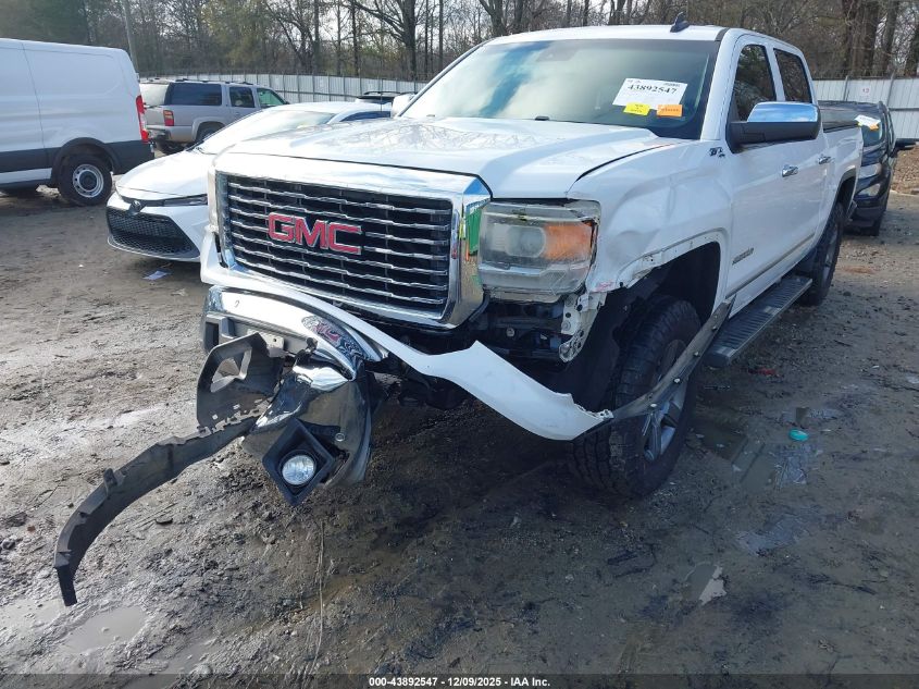 2015 GMC Sierra 1500 Slt VIN: 3GTU2VEC9FG520696 Lot: 43892547
