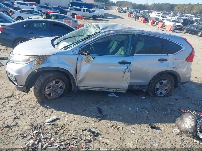 2015 Honda Cr-V Lx VIN: 5J6RM4H33FL067338 Lot: 43892553