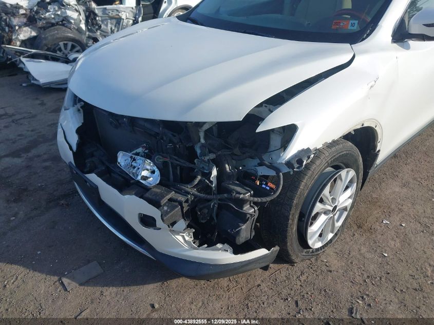 2016 Nissan Rogue Sv VIN: KNMAT2MT4GP632092 Lot: 43892555