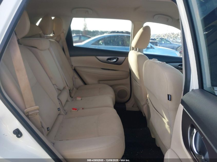 2016 Nissan Rogue Sv VIN: KNMAT2MT4GP632092 Lot: 43892555