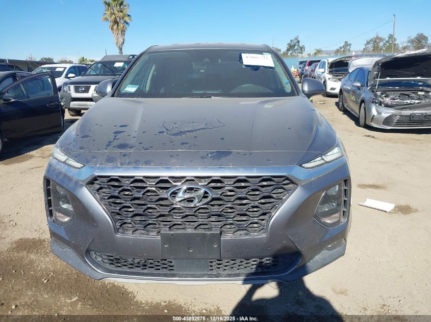2019 Hyundai Santa Fe Sel VIN: 5NMS33AD1KH038763 Lot: 43892575