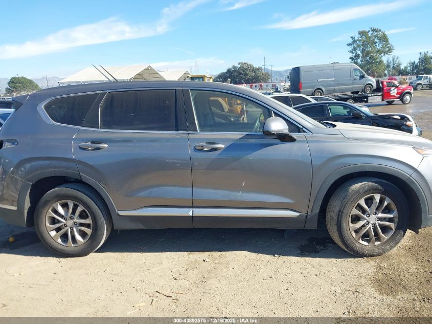 2019 Hyundai Santa Fe Sel VIN: 5NMS33AD1KH038763 Lot: 43892575