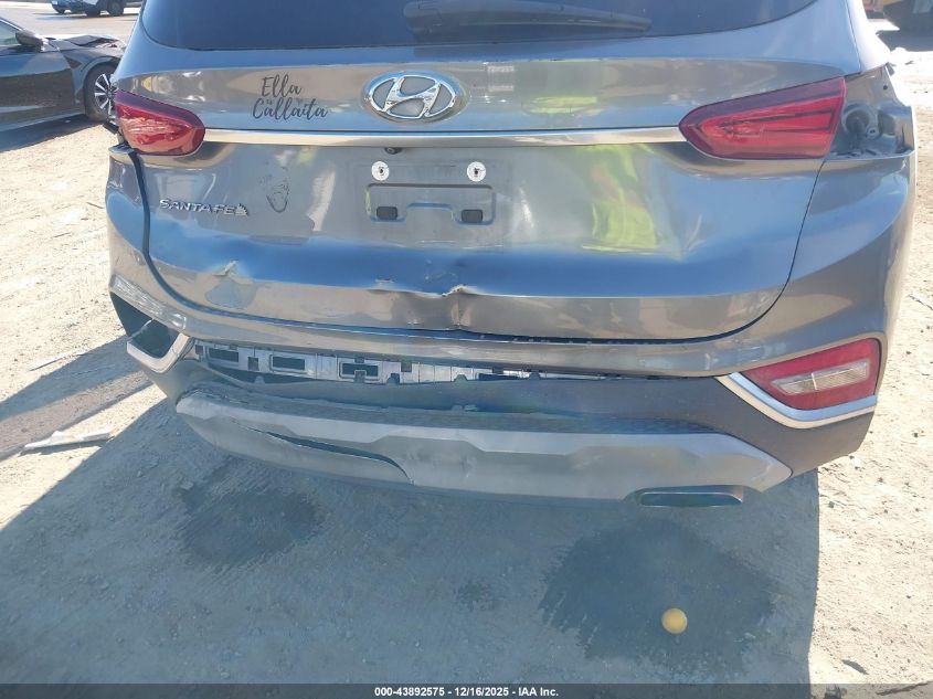 2019 Hyundai Santa Fe Sel VIN: 5NMS33AD1KH038763 Lot: 43892575