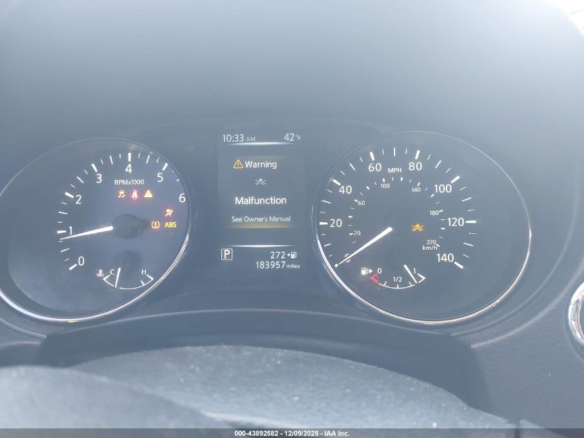 2017 Nissan Rogue Sl VIN: JN8AT2MV3HW281981 Lot: 43892582