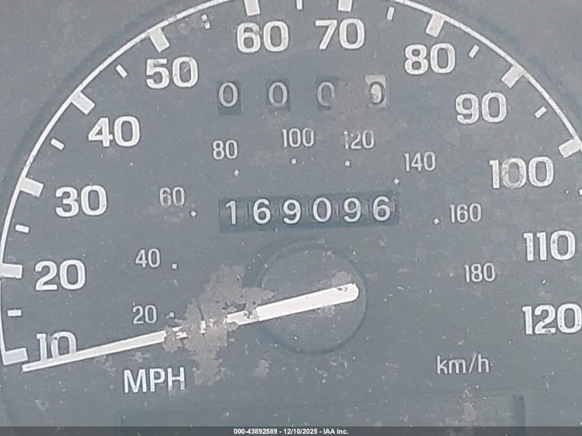 1995 Ford Ranger Super Cab VIN: 1FTCR14A1SPB16751 Lot: 43892589