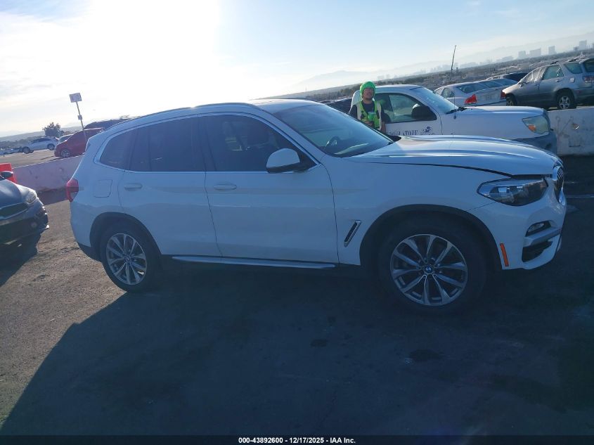 2019 BMW X3 Sdrive30I VIN: 5UXTR7C50KLF23590 Lot: 43892600