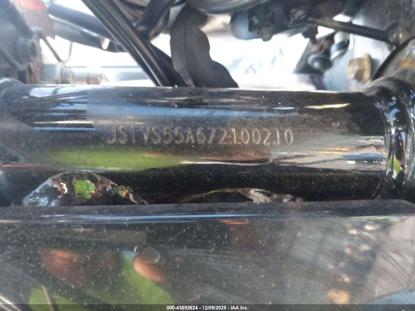 2007 Suzuki Vl800 VIN: JS1VS55A672100210 Lot: 43892624