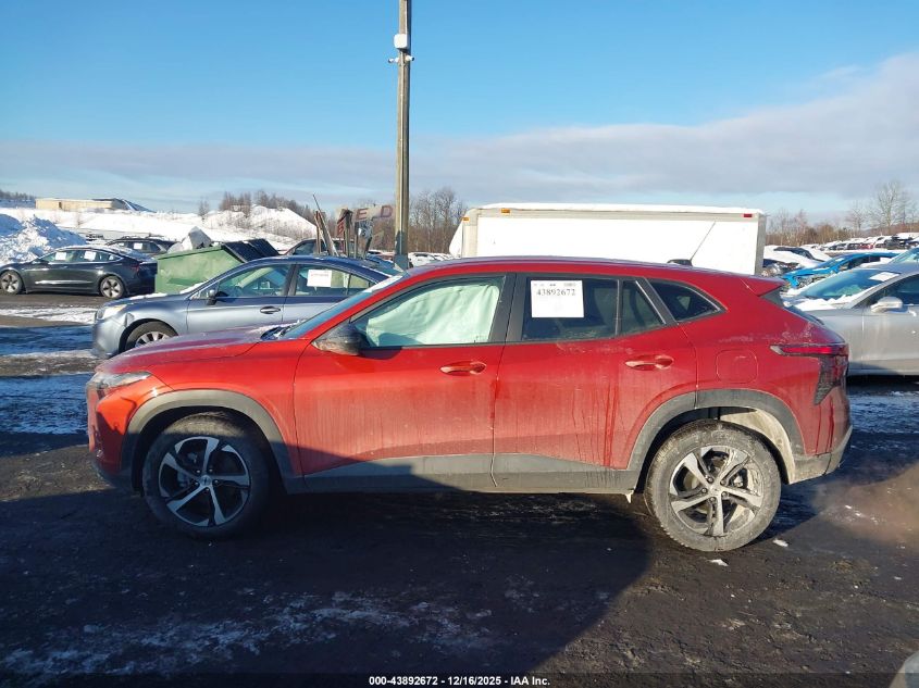 2024 Chevrolet Trax Fwd 1Rs VIN: KL77LGE27RC135347 Lot: 43892672