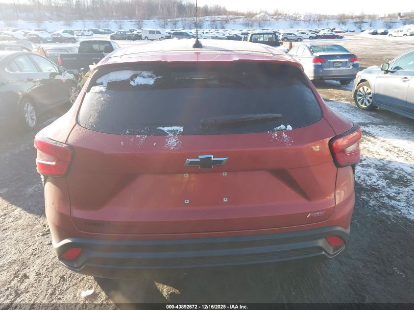 2024 Chevrolet Trax Fwd 1Rs VIN: KL77LGE27RC135347 Lot: 43892672