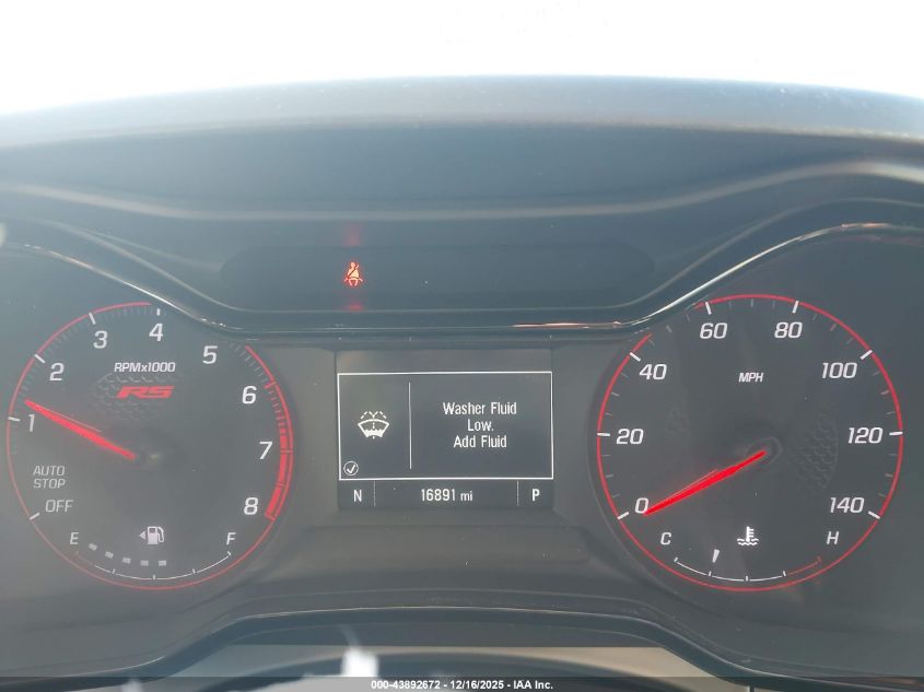 2024 Chevrolet Trax Fwd 1Rs VIN: KL77LGE27RC135347 Lot: 43892672