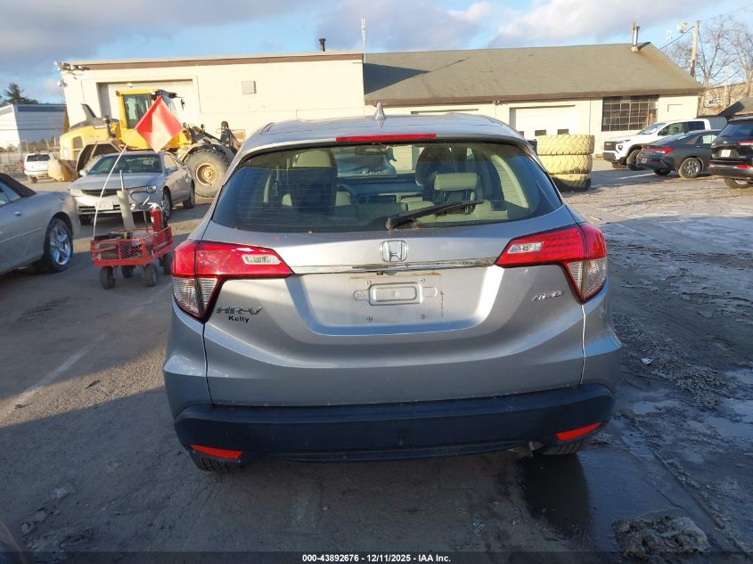 2021 Honda Hr-V Awd Lx VIN: 3CZRU6H35MM742002 Lot: 43892676
