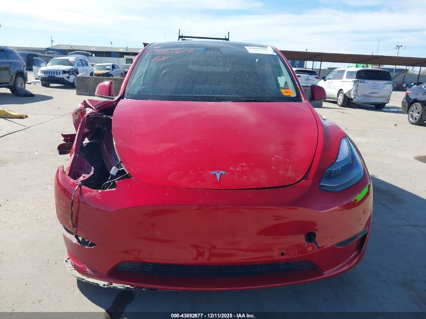 2022 Tesla Model Y Performance Dual Motor All-Wheel Drive VIN: 7SAYGDEF6NF466420 Lot: 43892677