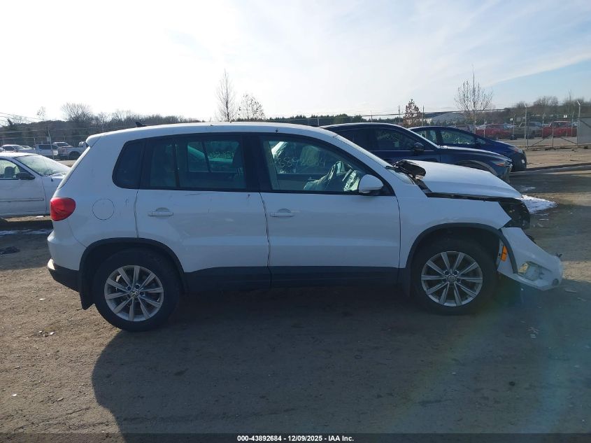 2014 Volkswagen Tiguan Se VIN: WVGAV3AX1EW623047 Lot: 43892684
