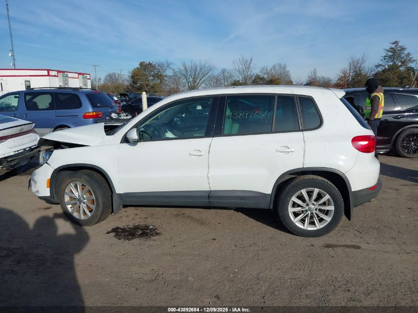 2014 Volkswagen Tiguan Se VIN: WVGAV3AX1EW623047 Lot: 43892684