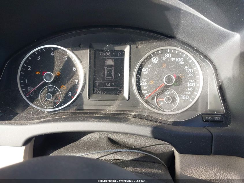 2014 Volkswagen Tiguan Se VIN: WVGAV3AX1EW623047 Lot: 43892684