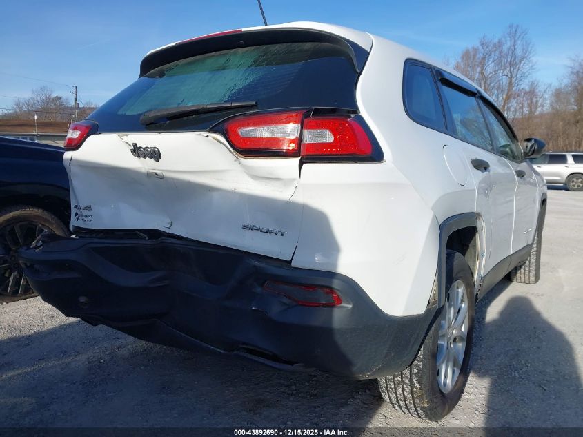 2014 Jeep Cherokee Sport VIN: 1C4PJMAB7EW209856 Lot: 43892690
