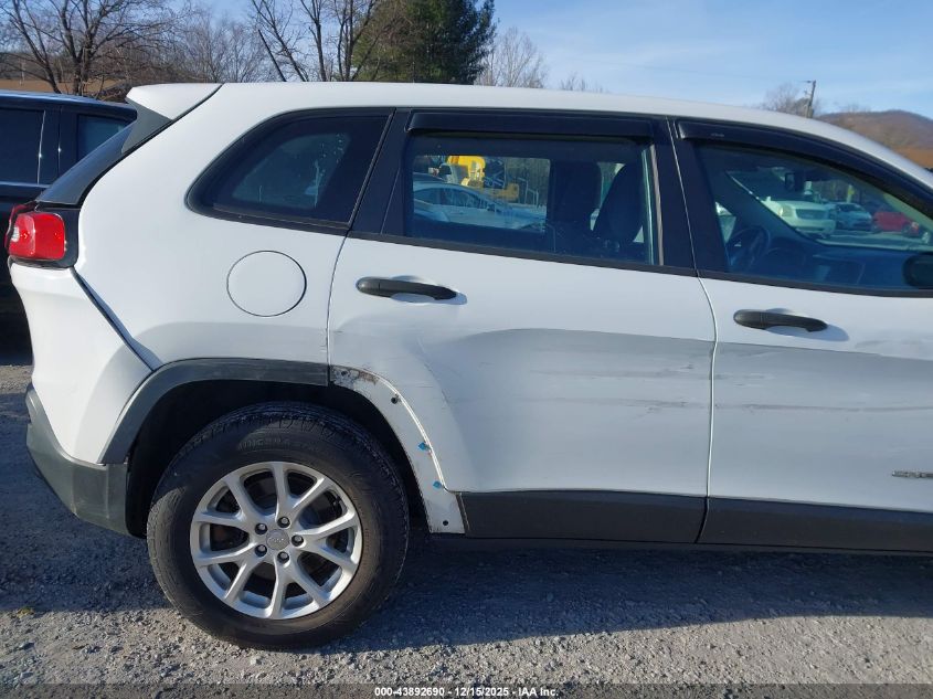 2014 Jeep Cherokee Sport VIN: 1C4PJMAB7EW209856 Lot: 43892690