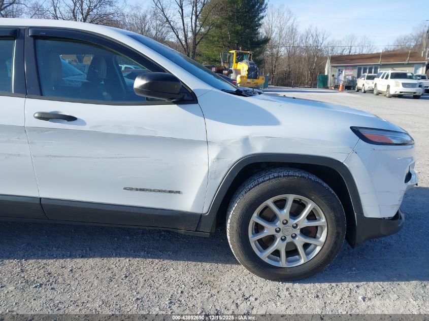 2014 Jeep Cherokee Sport VIN: 1C4PJMAB7EW209856 Lot: 43892690